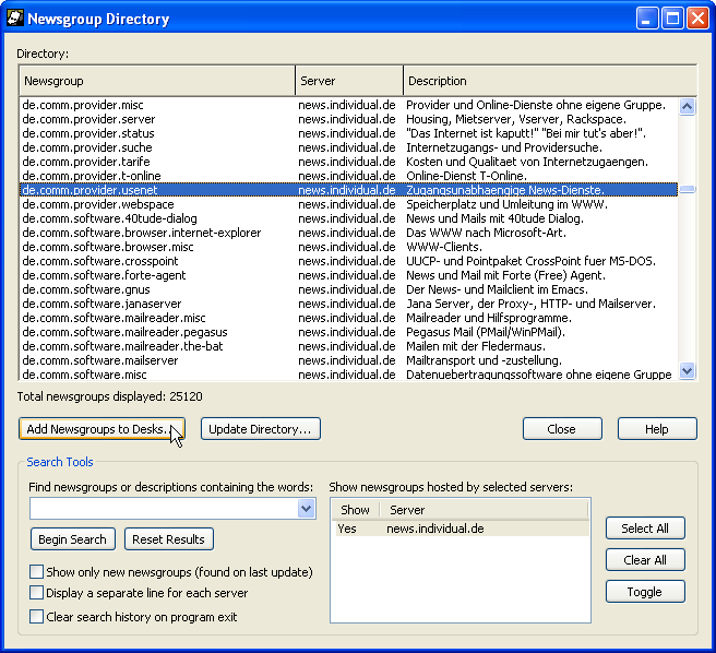Gruppen&uuml;bersicht