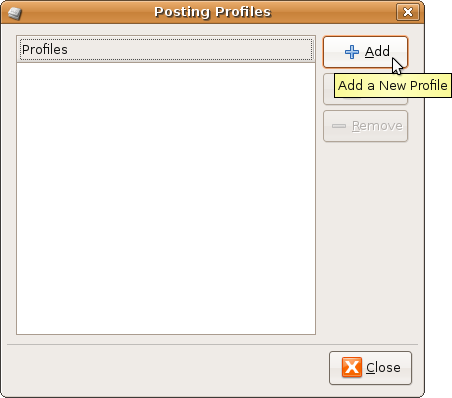 Profil hinzuf&uuml;gen